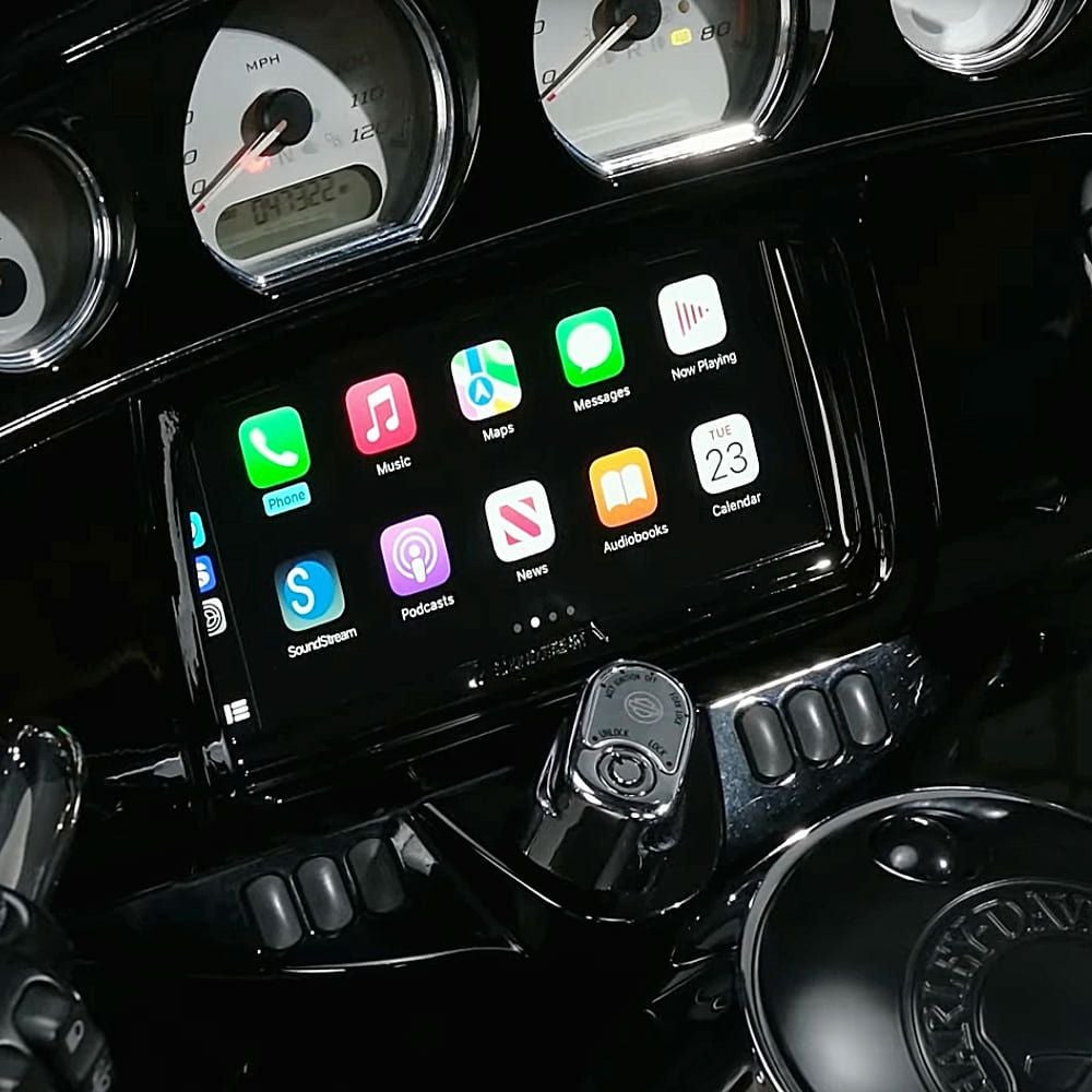  ツーリング CVO対応 ワイヤレス プラグ＆プレイ オーディオ ヘッドユニット 日本語訳説明書付き Soundstream Reserve HDHU.14V2 2