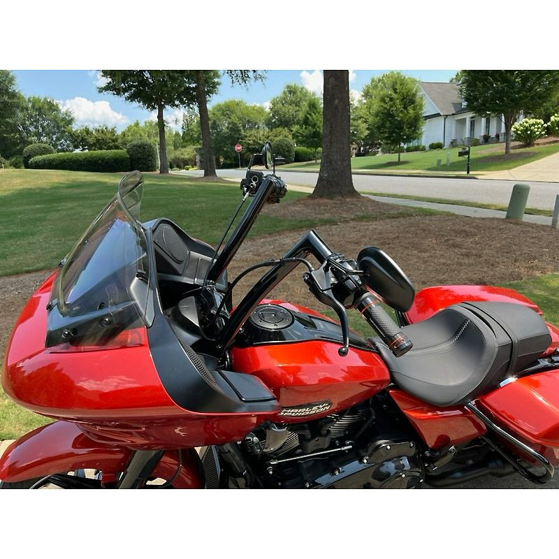 2024以降 ロードグライド 1-1/2インチ径フラットトップ・EZインストール ハンドルバー 14インチ (グロスブラック)1