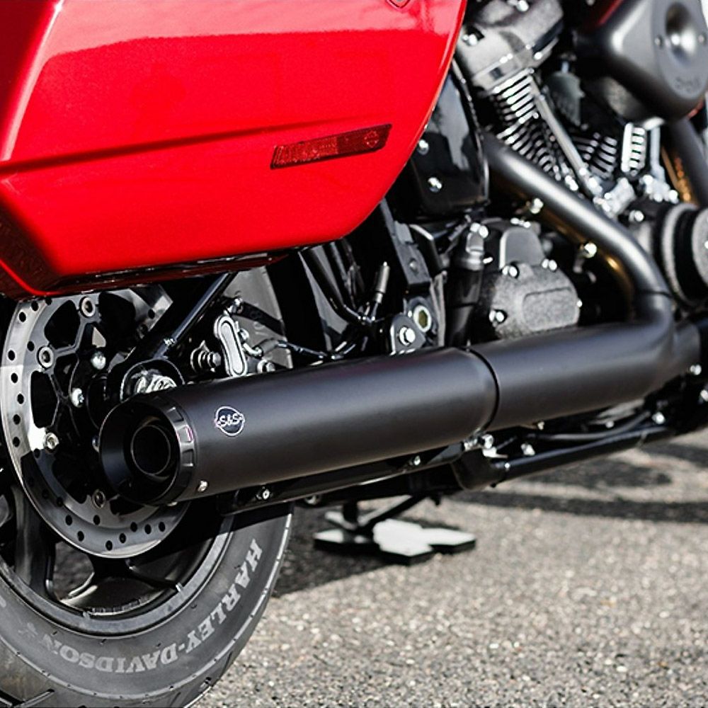 2025以降 ソフテイル エスアンドエス グランドナショナル・スリップオンマフラー (ブラック)