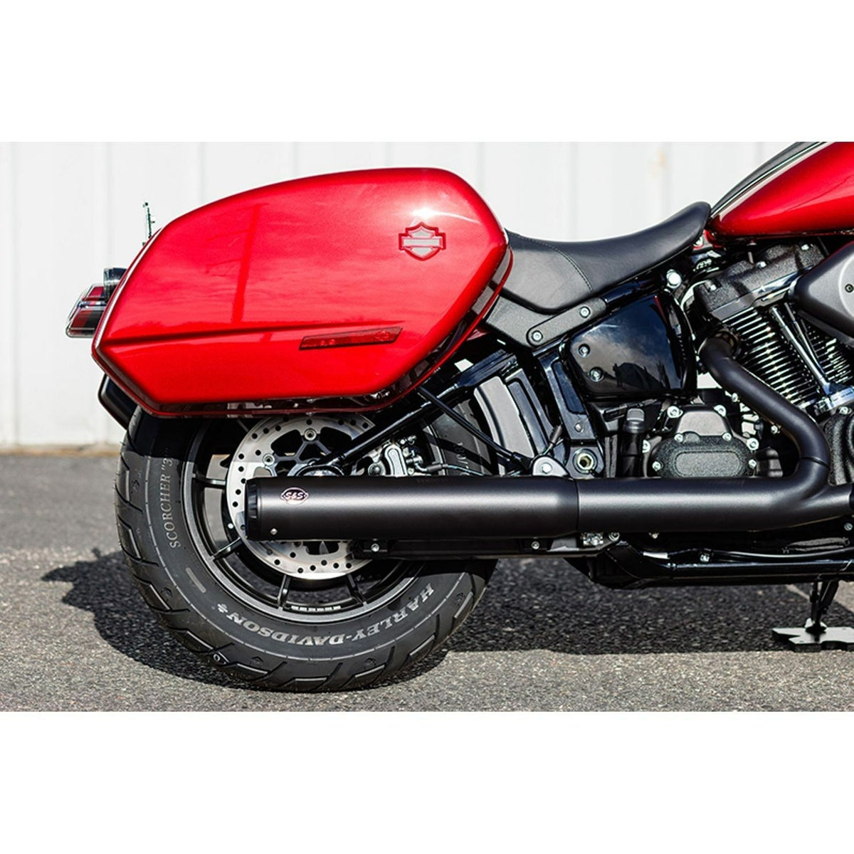 2025以降 ソフテイル エスアンドエス グランドナショナル・スリップオンマフラー (ブラック)2