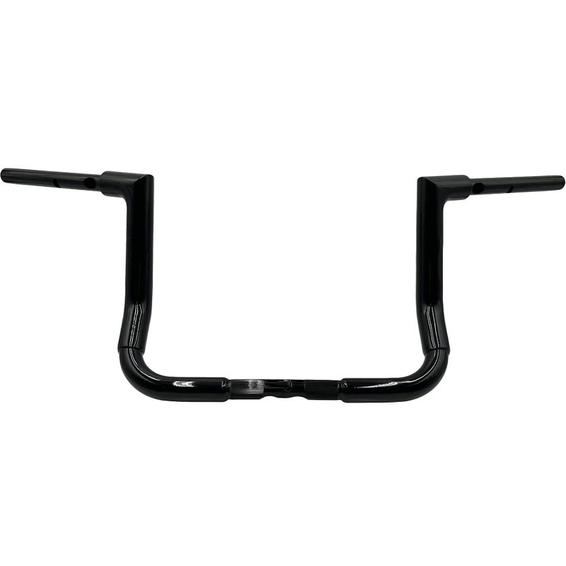  2024以降 ストリートグライド EZインストール 1-1/2インチ径フラットトップ・ハンドルバー 12インチ (グロスブラック)