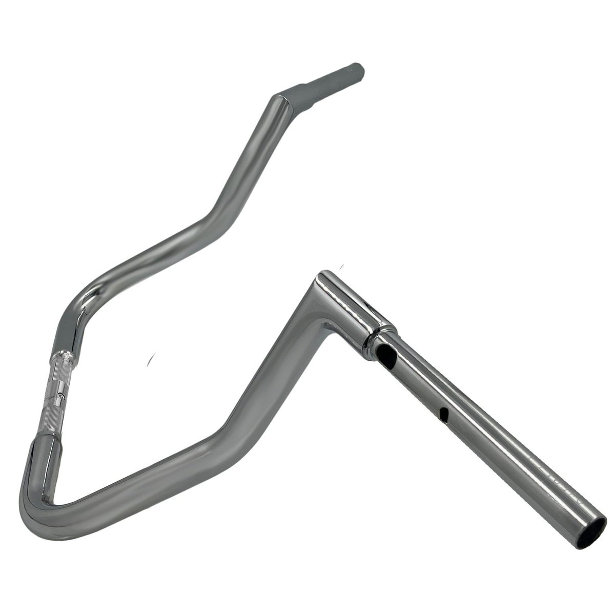 2024以降 ストリートグライド EZインストール 1-1/4インチ径レデュースリーチ・フラットトップ・ハンドルバー 13インチ (クローム)