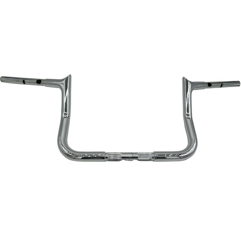  2024以降 ストリートグライド EZインストール 1-1/4インチ径ポインテッドトップ・ハンドルバー 10インチ (クローム)