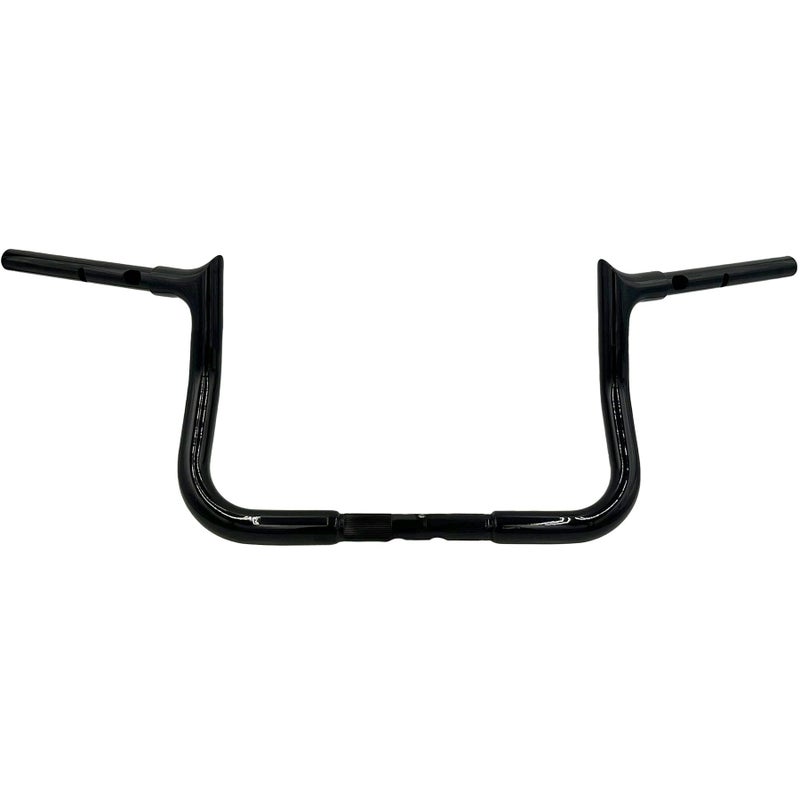 2024以降 ストリートグライド EZインストール 1-1/4インチ径ポインテッドトップ・ハンドルバー 10インチ (グロスブラック)