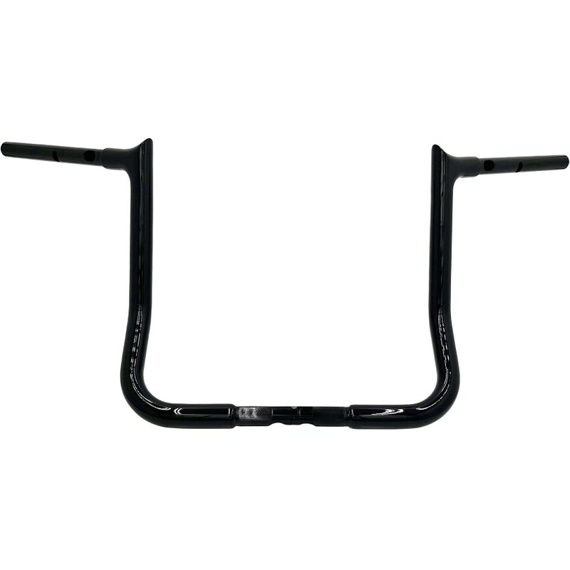 2024以降 ストリートグライド EZインストール 1-1/4インチ径ポインテッドトップ・ハンドルバー 14インチ (グロスブラック)