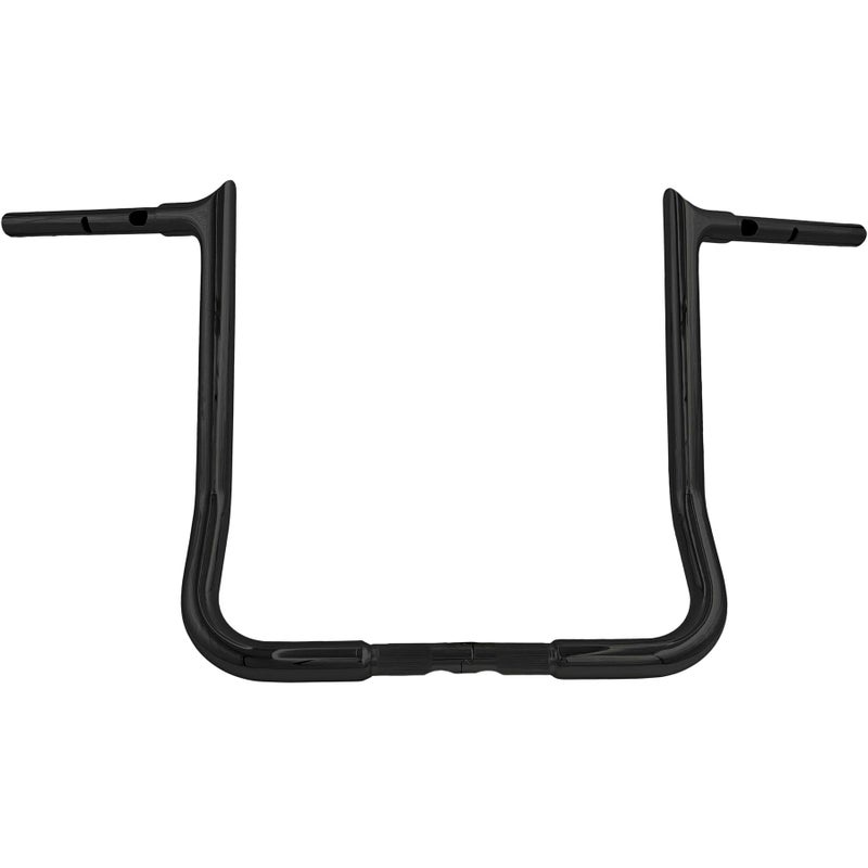 2024以降 ストリートグライド EZインストール 1-1/4インチ径ポインテッドトップ・ハンドルバー 16インチ (グロスブラック)