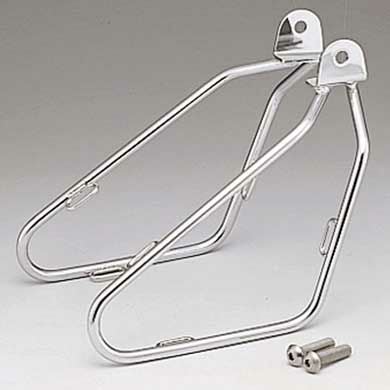 キジマ　サドルバッグサポート　クローム　左右ペア　'04以降スポーツスター-01