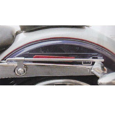 キジマ　サドルバッグレール　スチール　ブラック　左側　'06以降ダイナ-02