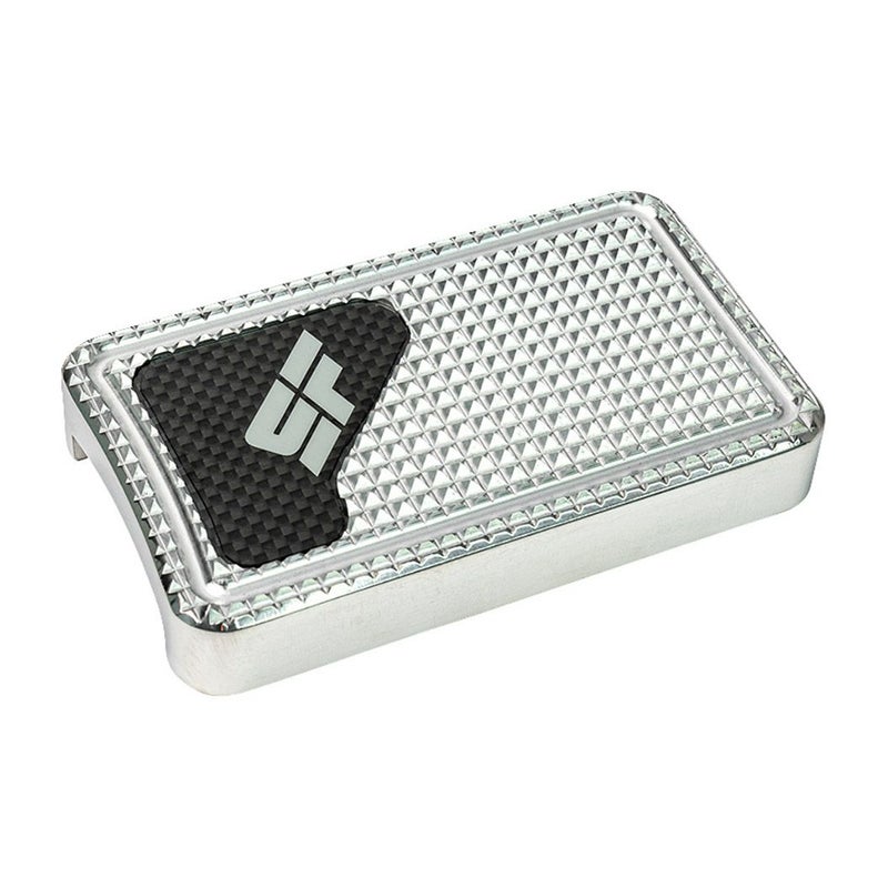 2014以降 ツーリング、トライク ダイアモンドカット・ブレーキペダルパッド (ポリッシュ/カーボン)