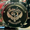 M8ツーリング Indian Larryロゴ ダービカバー マットブラック Indian Larry Motorcycles