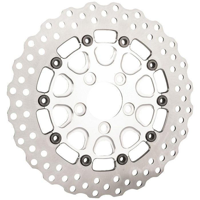 スライフォックス 11.8インチ フロントブレーキディスクローター (シルバー)