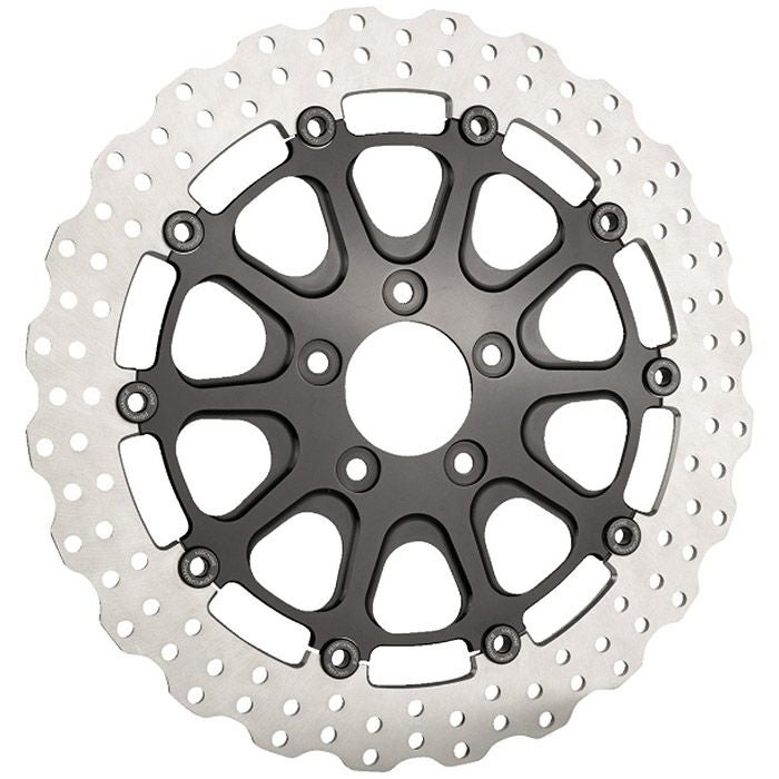 スライフォックス 13インチ フロントブレーキディスクローター (ブラック)2