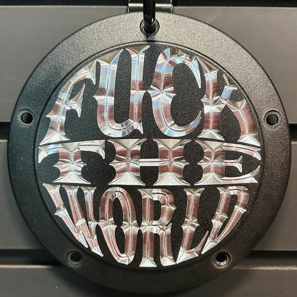  M8ソフテイル FTW ダービカバー マットブラック Indian Larry Motorcycles 