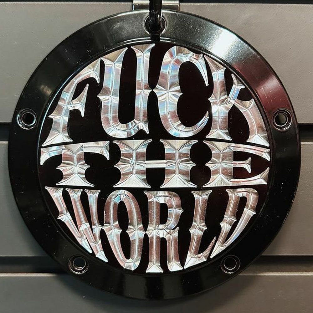 M8ソフテイル FTW ダービカバー グロスブラック Indian Larry Motorcycles