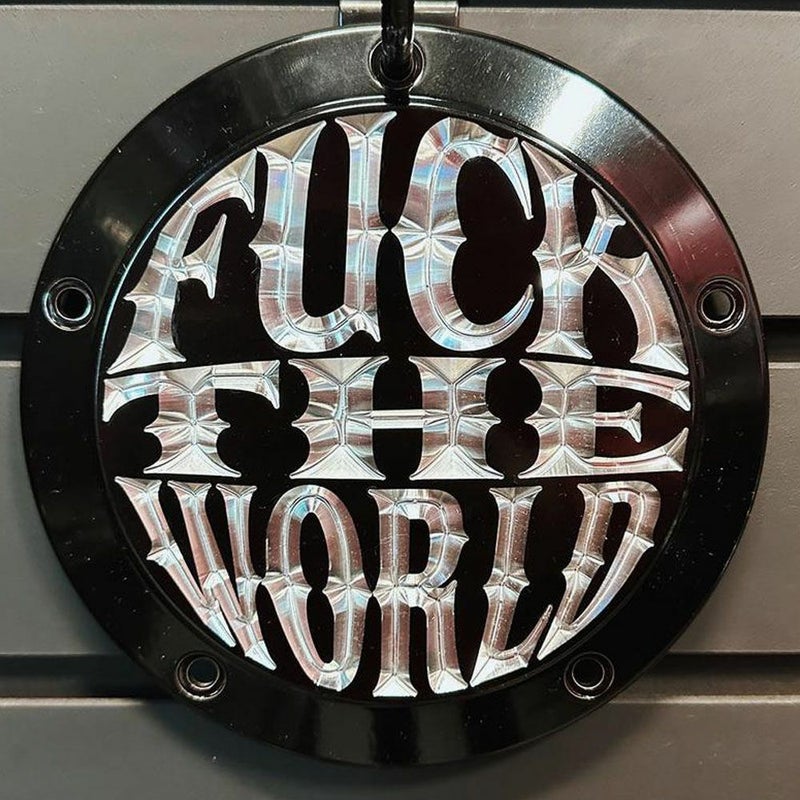 M8ソフテイル FTW ダービカバー グロスブラック Indian Larry Motorcycles