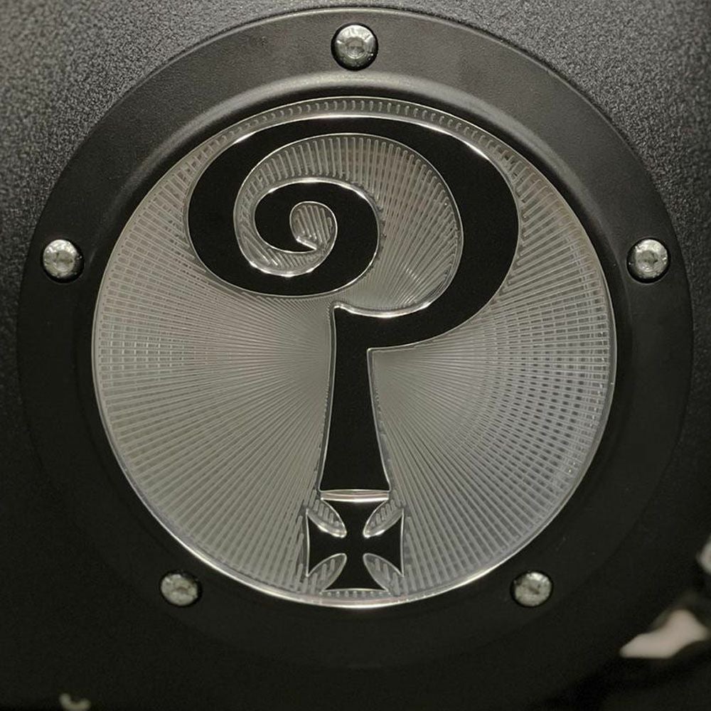 Question Mark ダービカバー マットブラック Indian Larry Motorcycles 