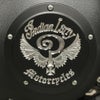  Indian Larryロゴ ダービカバー マットブラック Indian Larry Motorcycles 