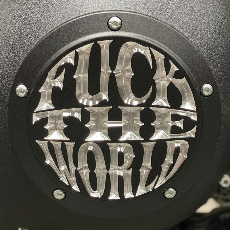 FTW ダービカバー マットブラック Indian Larry Motorcycles 