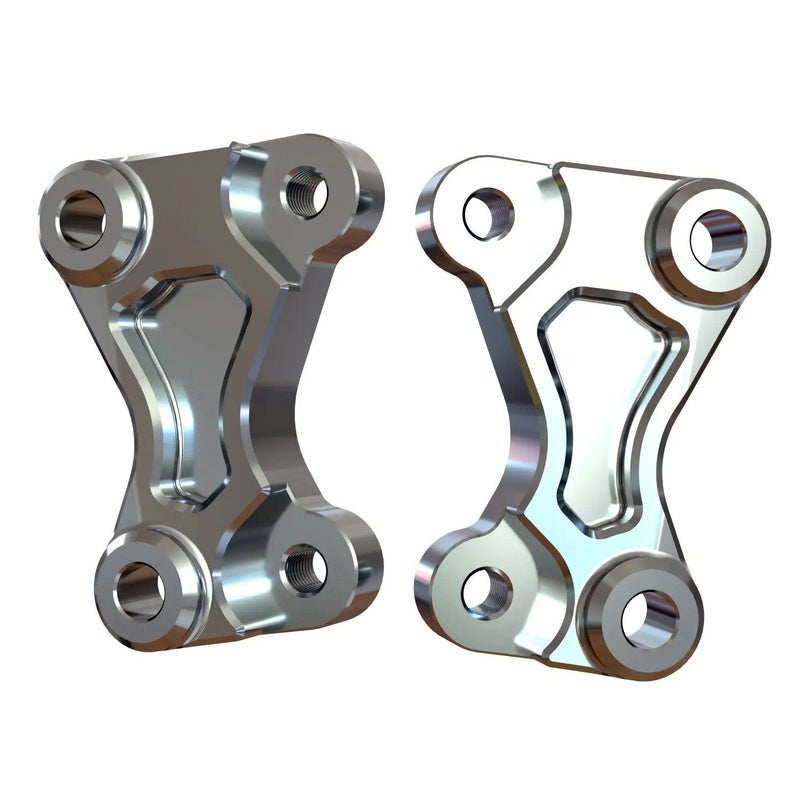 2024以降 ツーリング 320/340mm用 キャリパー変換アダプターセット (ポリッシュ)