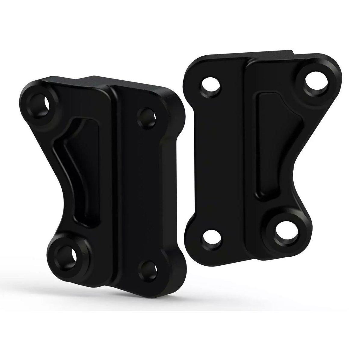 M8ソフテイル ローライダーS/ST、ファットボブ 300/340mm用 キャリパー変換アダプターセット (ブラック)1