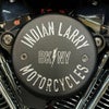 ステルスエアクリーナー用 BK/NY ロゴデザイン カバー マットブラック Indian Larry Motorcycles
