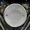 ステルスエアクリーナー用 BK/NY ロゴデザイン カバー ポリッシュ Indian Larry Motorcycles 