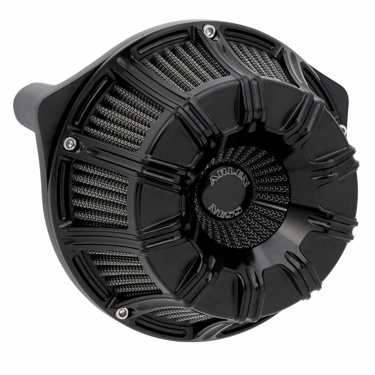 アレンネス 10-GAUGE インバーテッド エアクリーナー オールブラック 2024以降ツーリンング 2025以降ソフテイル 3