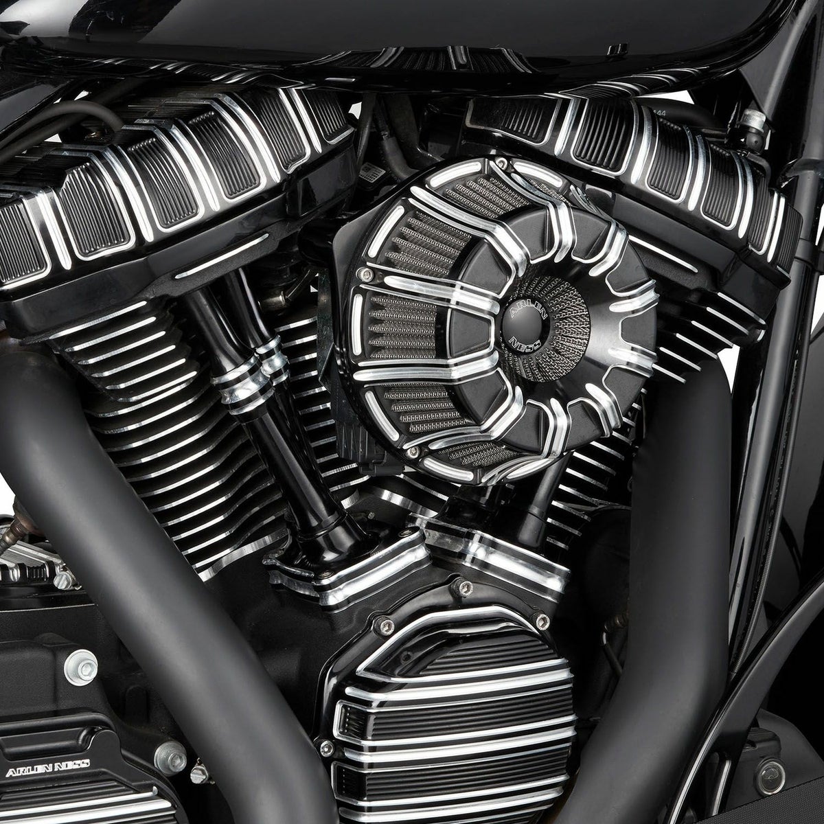 アレンネス 10-GAUGE インバーテッド エアクリーナー ブラック 2024以降ツーリンング 2025以降ソフテイル 2