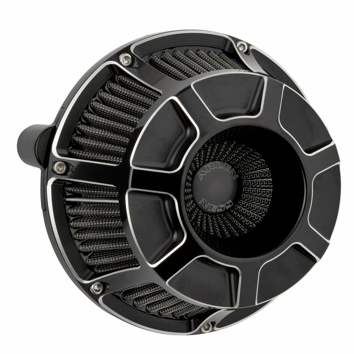 アレンネス Beveled インバーテッド エアクリーナー ブラック 2024以降ツーリンング 2025以降ソフテイル 3