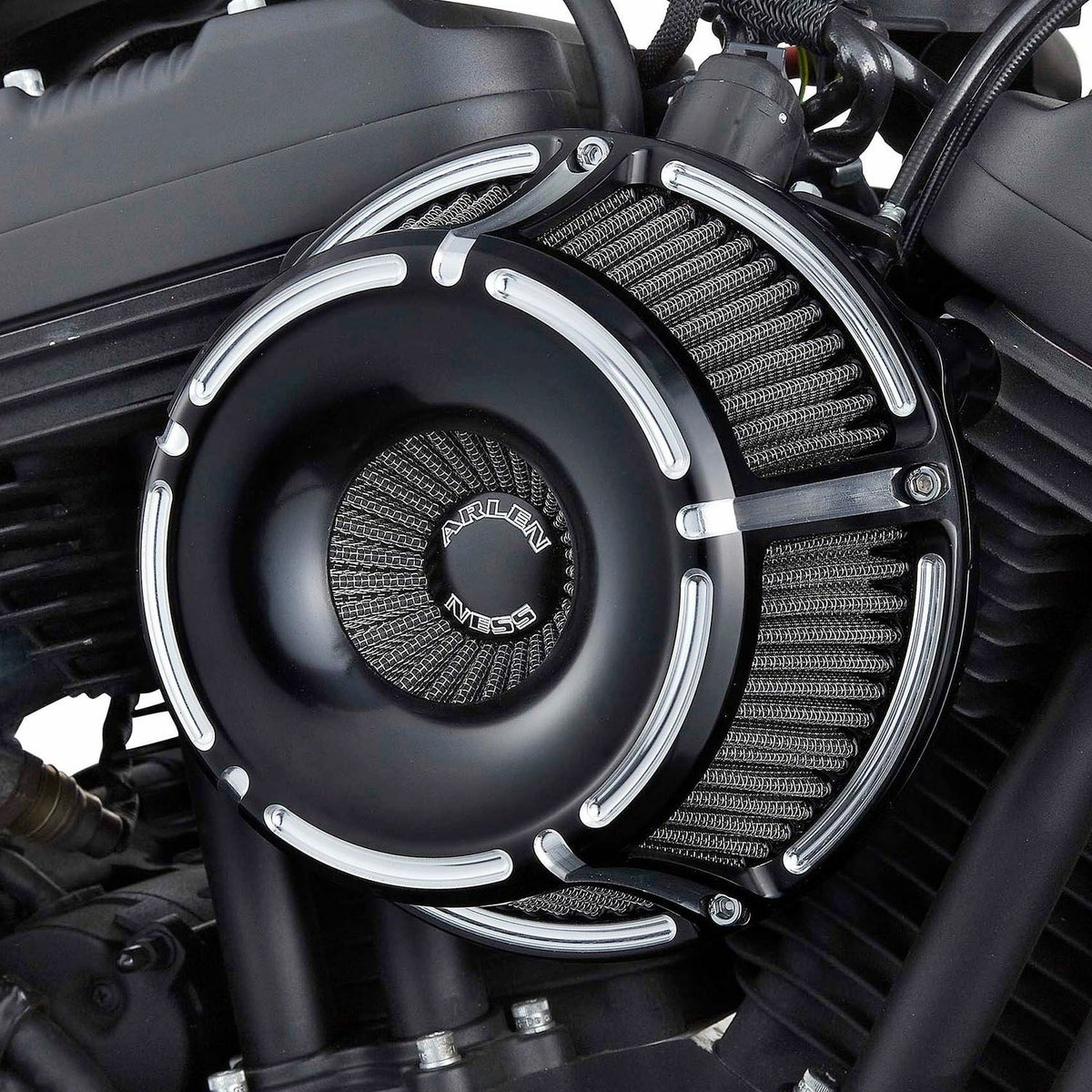 アレンネス Slot Track インバーテッド エアクリーナー ブラック 2024以降ツーリンング 2025以降ソフテイル