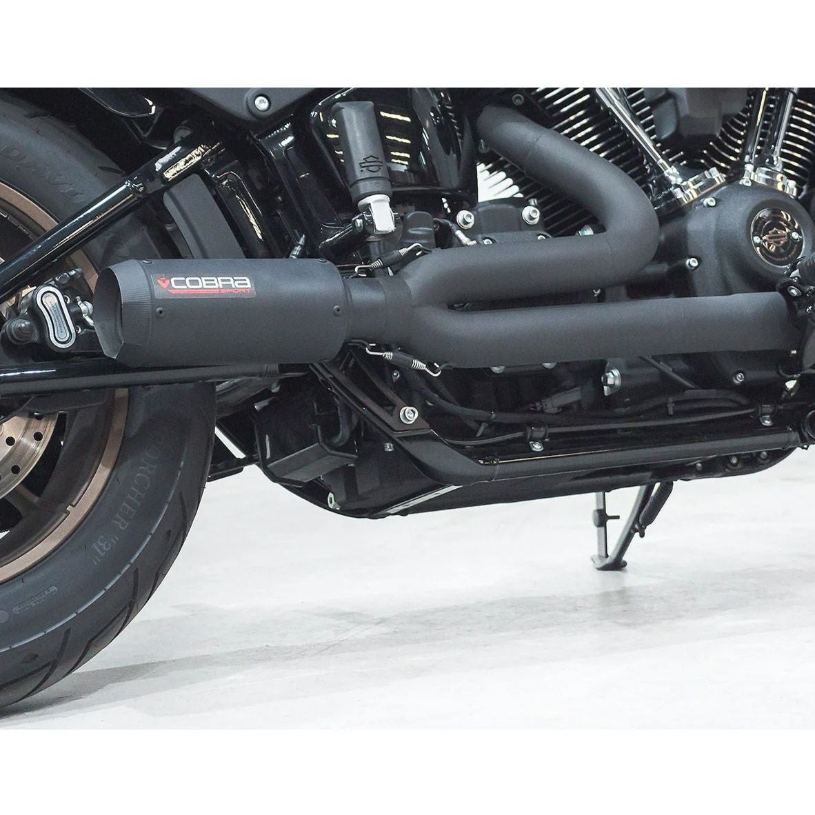 M8ソフテイル ヴェノム GPスタイル 2-1 フルエキゾーストマフラー7