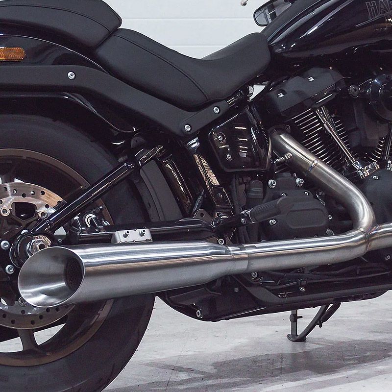 バッサーニ ROAD RAGE 2into1 マフラー クローム |ハーレーパーツ専門