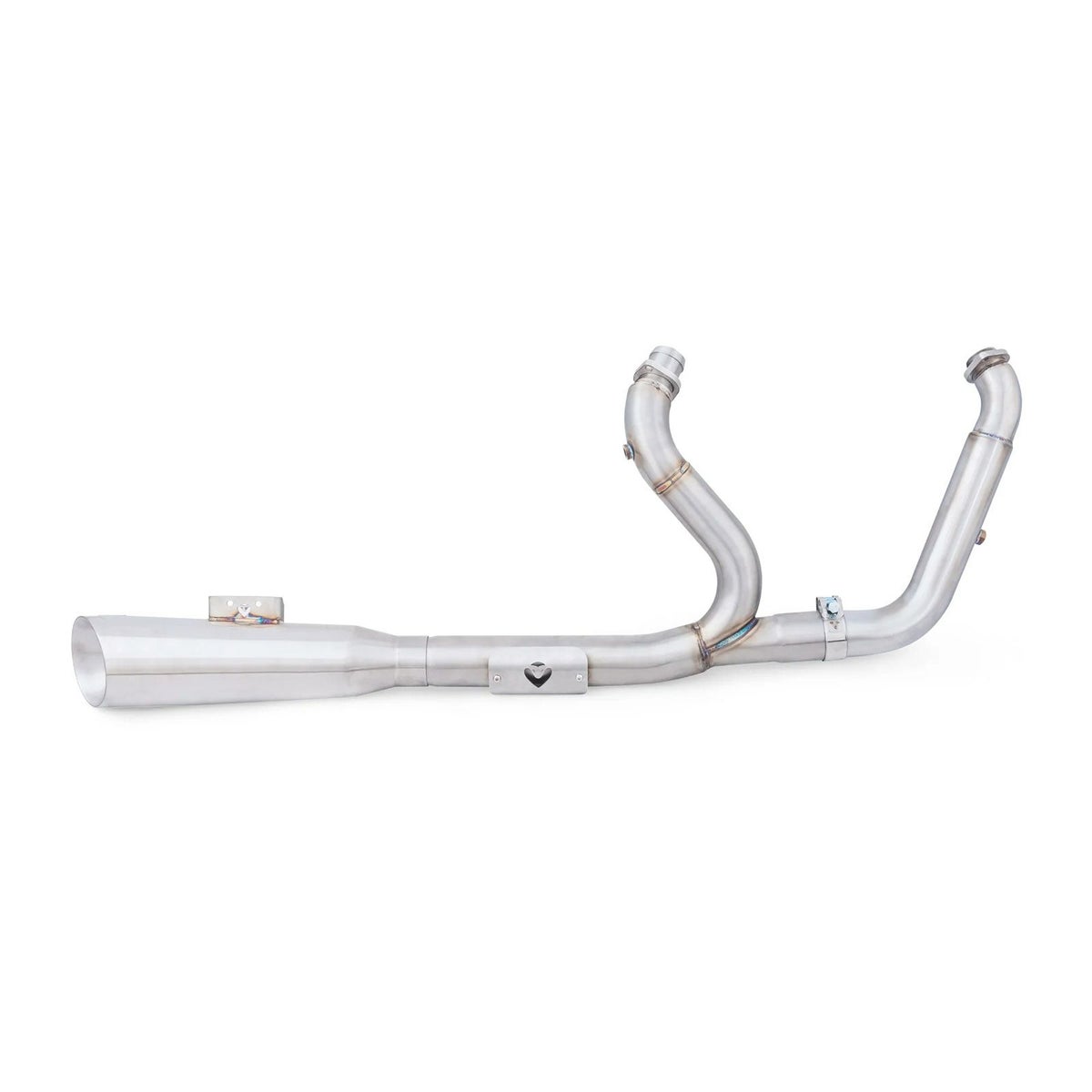  M8 ブレイクアウト、ファットボーイ 2-1 フルエキゾーストマフラー (ポリッシュ)1