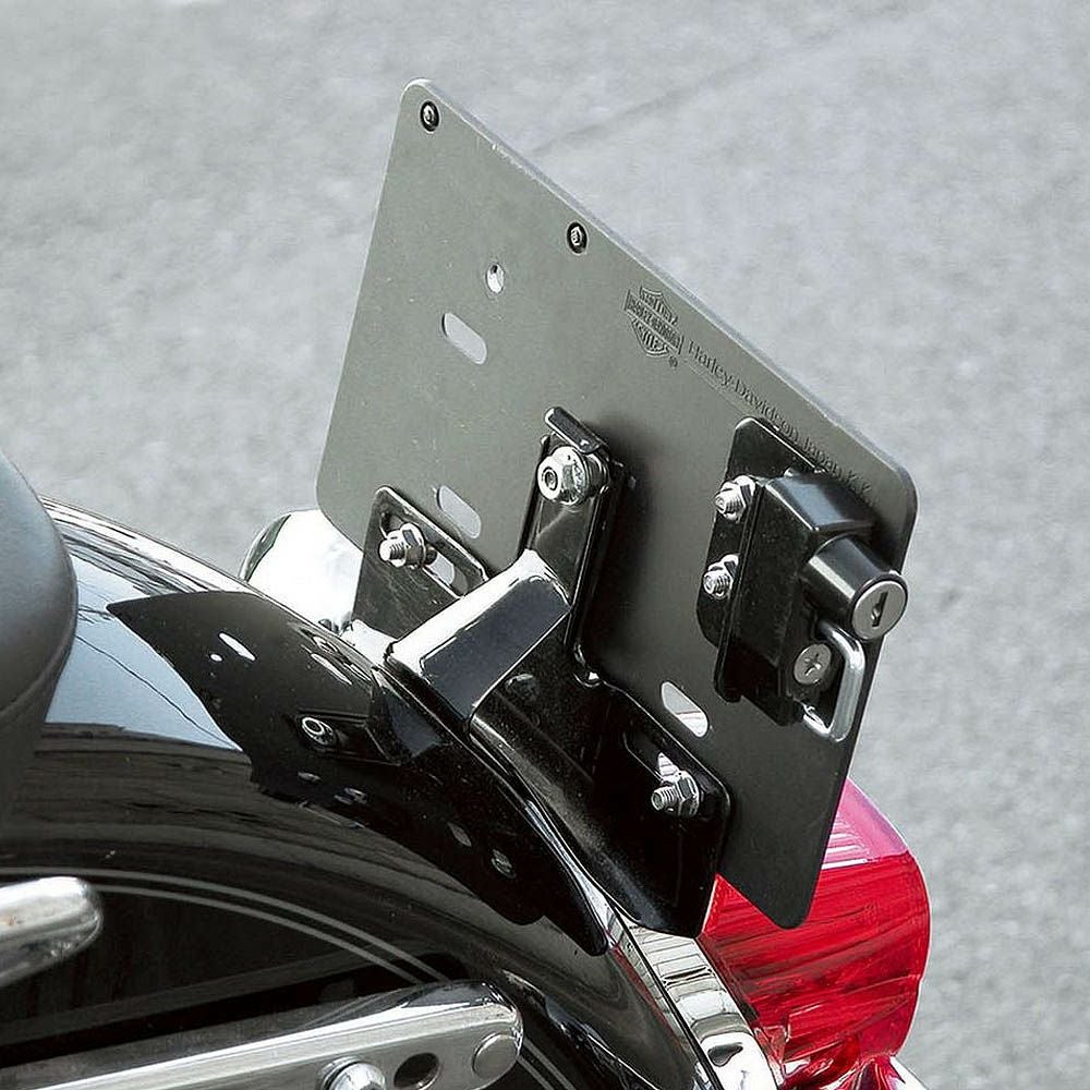 キジマ　ヘルメットホルダー　ナンバープレート用-01