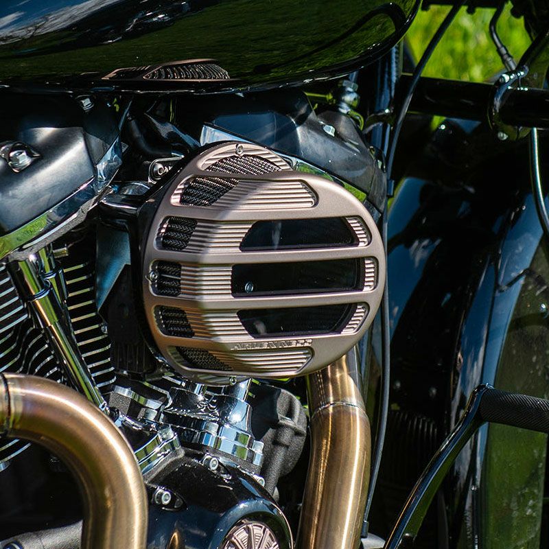 アレンネス SideKick エアクリーナー チタニウム 2024以降ツーリング 2025以降ソフテイル