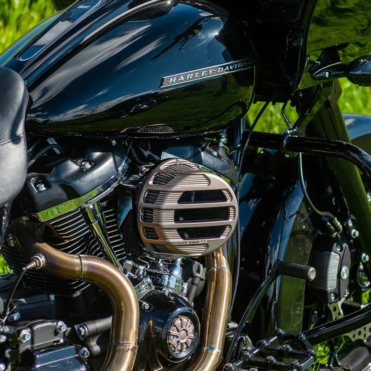 アレンネス SideKick エアクリーナー チタニウム 2024以降ツーリング 2025以降ソフテイル 2