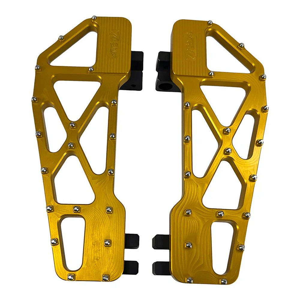 ハーレー ツーリング MX スリムフロアボード (ゴールド)