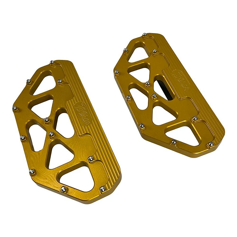  ハーレー ツーリング MX パッセンジャーフロアボード (ゴールド)2