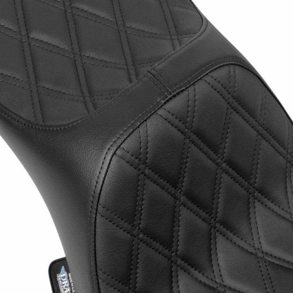 2024以降 FLHX FLTRX エクステンドリーチ プレデター3 2UPシート ダブルダイヤモンドステッチ ブラック Drag Specialties 
