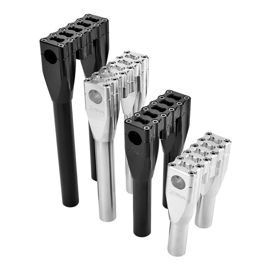 ハーレー用 モジュラー・12インチ ストレートライザー (ブラック)1