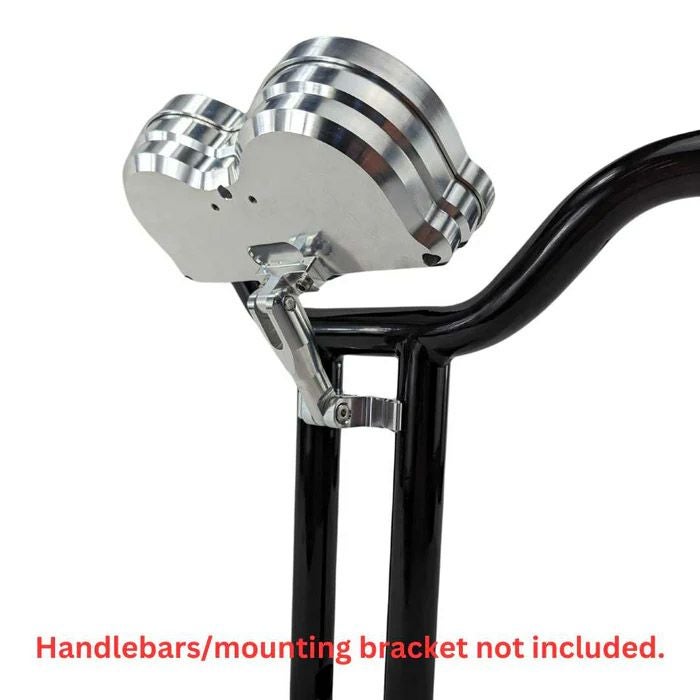 TCブロス モジュラーライザー用 ロードグライド ゲージリロケーションベゼル (シルバー)4