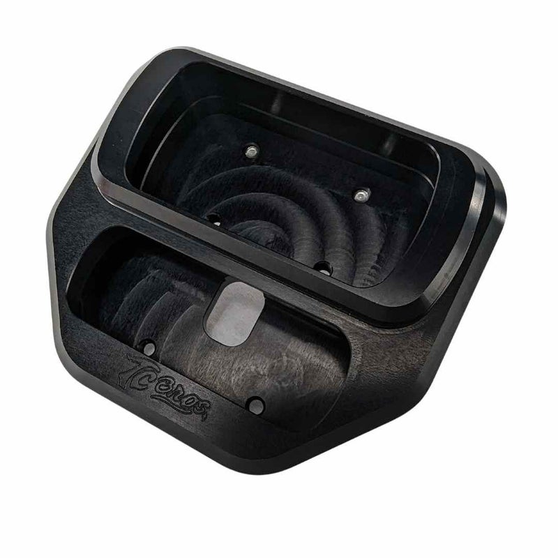  TCブロス モジュラーライザー用 M8ソフテイル デジタルゲージリロケーションベゼル (ブラック)