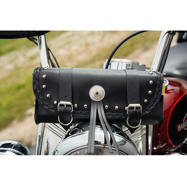 ツアートランクバック　ウイリーアンドマックス Willie & Max Black Jack Swingarm Bag - RevZilla
