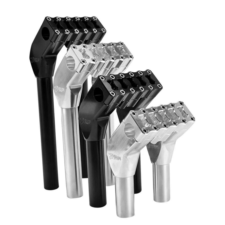 ハーレー用 モジュラー・10インチ プルバックライザー (ブラック)1