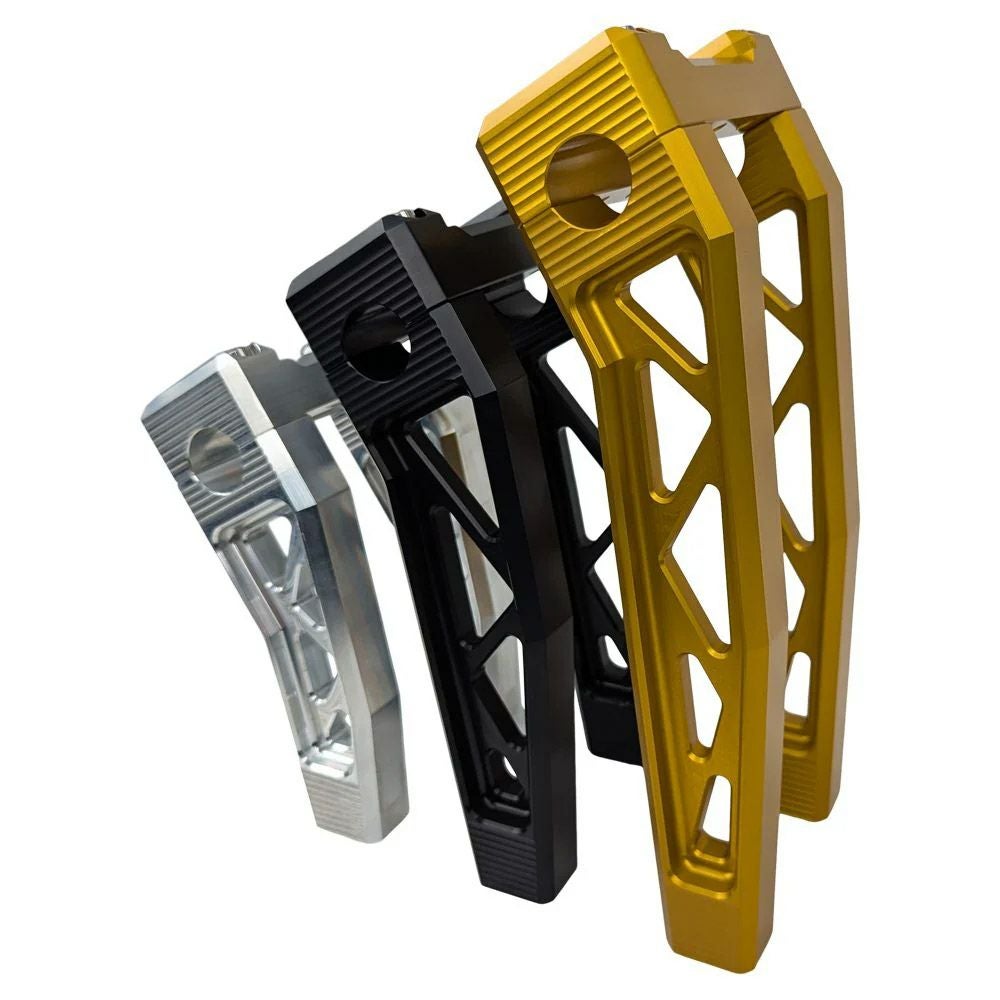 ハーレー用 トラススタイル・8インチ プルバックライザー (シルバー)4