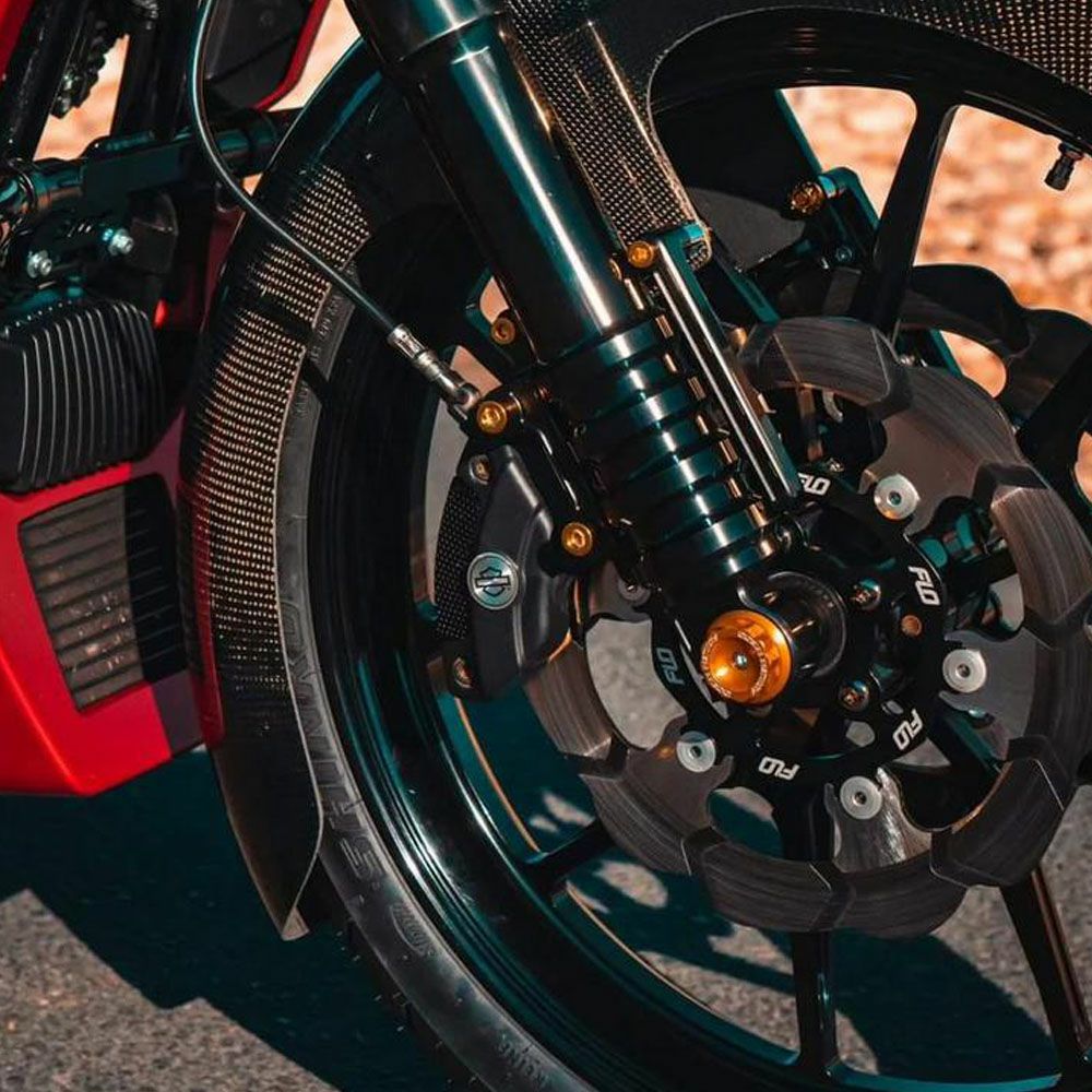  FLO MOTORSPORTS 11.8インチ用 フロントブレーキローター シルバー 