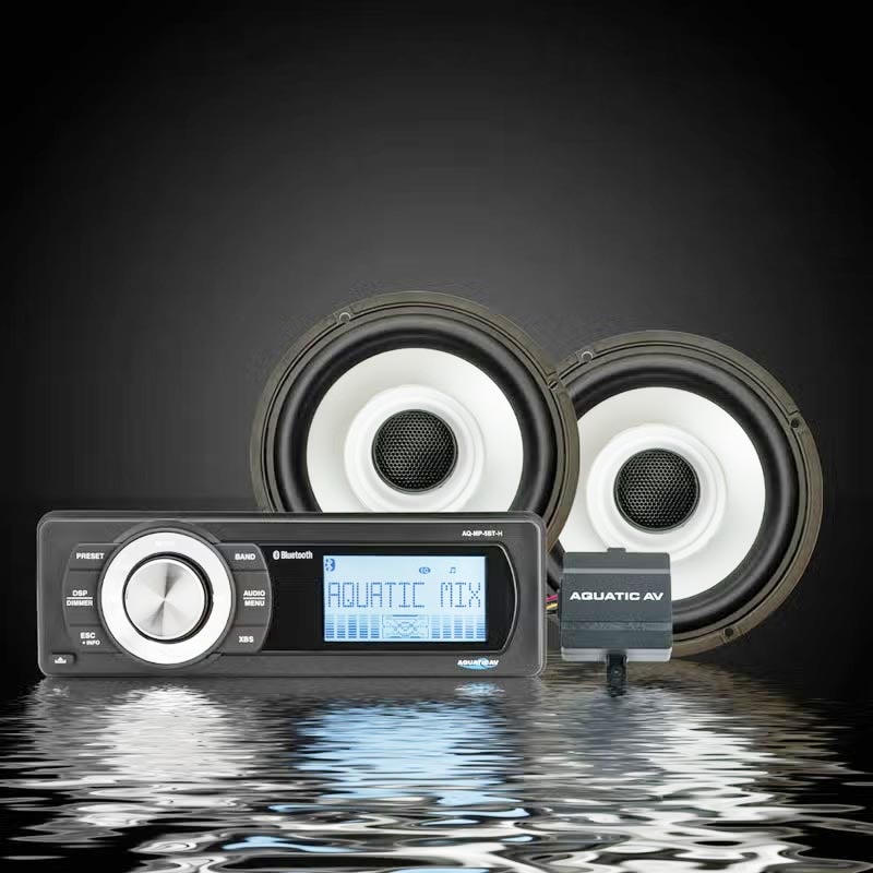 1998～2013 ツーリング ブルートゥースオーディオデッキ/RGBスピーカーセット アクアティックAV