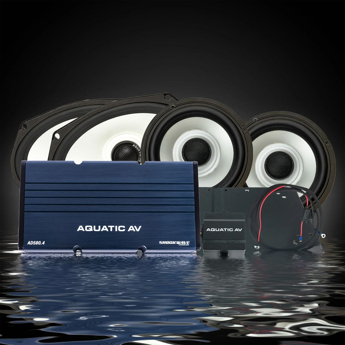 2014～2023 ストリートグライド、エレクトラグライド RGBスピーカー/300Wアンプセット1