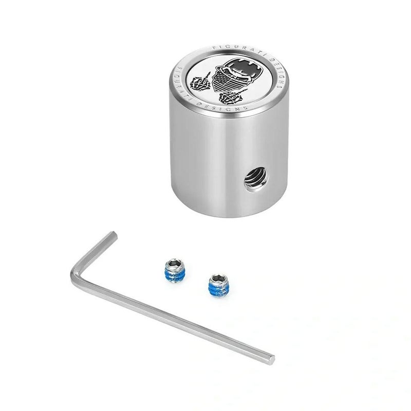 ツーリング ヒール&トウシフターカバー マスクスカルデザイン (シルバー)