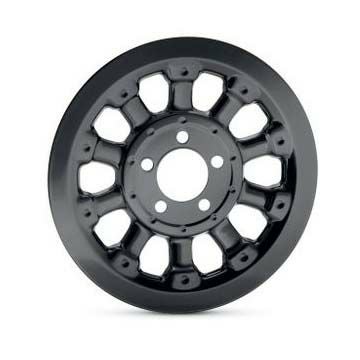 マグナム5・スプロケットカバー　グロスブラック　ソフテイル、ツーリング-01